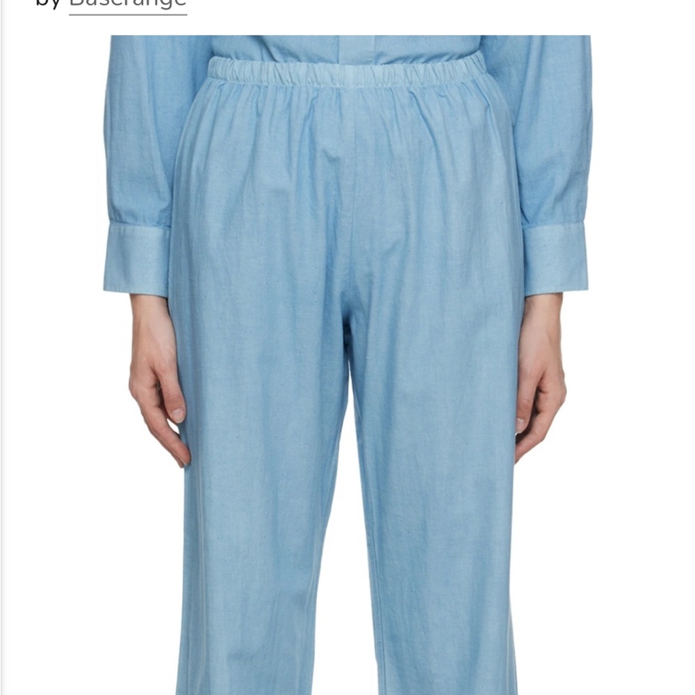 Baserange Ole Lounge Pants - Lectoure Blue